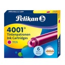 Náplne do plniaceho pera 4001 krátke TP/6 PELIKAN