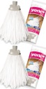 Biela syntetická hlava mopu Maxi YORK 078020 x2