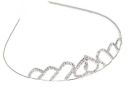 DIADEM TIARA CROWN Svadobná čelenka do vlasov