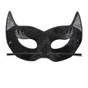 MASKA MAČKY MAČKA ČIERNA S FÚZMI KARNEVAL