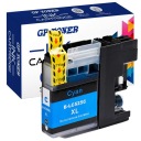 ATRAMENT pre BROTHER PRINTER DCP-J100 J105 MFC-J200 XL DCP-J 00 Series azúrová