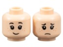 Lego New Head Light Nougat girl Ginny Weasley 3626cpb2104