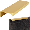 Okrajová nábytková úchytka ku skrinke METAL BORDO 320/340mm Zlatá
