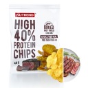 Nutrend High Protein Chips šťavnatý steak 40G s vysokým obsahom bielkovín snack 16g