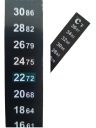 Samolepiaci sudový teplomer 10-36C LCD samolepkový teplomer