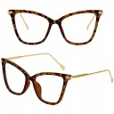 OKULIARE CAT EYE PANTHER CLEARANCE Zlatohnedé