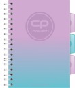 COOLPACK NOTEBOOK GRADIENT CIRCLE NOTEBOOK A5 BLUEBERRY