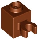 LEGO 1X1 S HORIZONTÁLNOU RÚČKOU HNEDÁ Č. 30241B