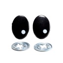 OČI PRE MASKOTOV, ČIERNA ELIPSA, 23x16mm, KNIHY
