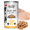 TUF TUF Krmivo pre psov KUSY V Omáčke Hydina 1250g