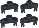 LEGO Technic Connector 15461 čierny - 4 ks