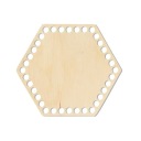 BSZ453 Podstavec košíka - šesťuholník 17x14,9cm