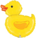 Fóliový balónik Žltá Duck Duck Baby Shower Birthday Party 35cm