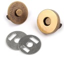 Magnetické zapínanie na tašku magnet STRONG - mosadz staré zlato 18mm