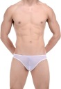 SEXY PÁNSKE BIELE EROTICKÉ TRANSPARENTNÉ TOPÁNKY L/XL