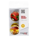 KUCHYNSKÉ MAGNETY na CHLADNIČKU Kapsula paprika/huba 3,5 cm 2 kusy MAGNET