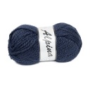 100g priadza 50% vlna, akryl Alpina námornícka modrá 890
