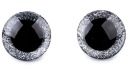 Oči pre remeselné makramé maskoty 25mm SILVER