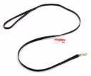 Vodítko pre psa látka PÁSKA 10mm 115cm ČIERNA