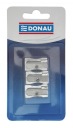 Jednodielna brúska z hliníka, 3 kusy