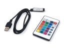 IR-RGB-24-5V USB ovládač pre RGB LED pásy