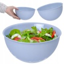 PLASTOVÁ MISKA, modrá, 19cm, 1,5L, na šalát, dezerty, poľská výroba