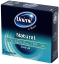 UNIMIL NATURAL latexové kondómy 3 ks