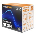 LED pásik 230V 8W IP68 NEON BLUE 1 meter