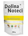 DOLINA NOTECI PREMIUM vlhké krmivo pre psov bohaté na kuracie mäso 500g