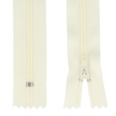 ŠPIRÁLOVÝ Zips č. 3 TENKÝ - 20 CM - ECRU