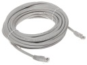 Patchcord RJ45/6/10-GREY UTP cat.6 sivý 10m