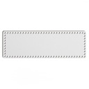 biely základný košík dno 16x49cm HDF obdĺžnik