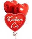 Fóliové balóny Srdce I LOVE YOU Valentín 3 ks.