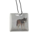 Reflexný Soft Silver Wolf AGR prívesok