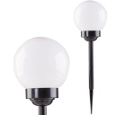 KULA biela vstavaná solárna lampa VOLTENO, 53 cm