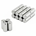 VALCOVÝ NEODYMOVÝ MAGNET 4x8 N38 SADA 20 KS
