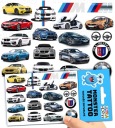 UMÝVAJÚCE DOČASNÉ TETOVANIE PRE DETI BMW ALPINA ORIGINÁLNE VZORY