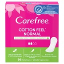 CAREFREE COTTON FELL NORMAL vložky Aloe vôňa 56 kusov