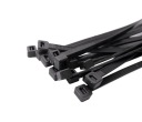 VEĽMI PEVNÉ KABELOVÉ VIAZAČKY ČIERNE KABELOVÉ VIAZAČKY 4x250mm 100KS