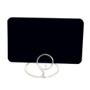 CENNÍKY čierna CHALK 70x105mm - matná a lesklá - 10 ks