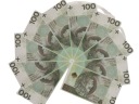 100 PLN bankovky na zábavu a učenie, balenie po 10 (d)