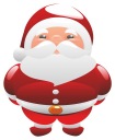 NÁLEPKA NA OKENNÉ SKLO ZRKADLO SANTA CLAUS