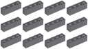 LEGO 3010 BRICK 1x4 tmavosivá NOVINKA (20g) 12 ks.