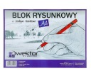 VEKTOROVÝ BLOK BIELY A4 20 listov