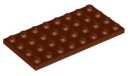 LEGO 3035 TANIER 4x8 hnedá NOVINKA (5g)