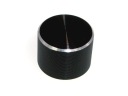 TLAČIDLO ČIERNE ALU 9,9 X 7,2 MONTÁŽ 3 X 2 MM