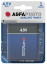 1x Agfa Photo 3LR12 plochá batéria 4,5V alkalická