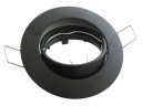 HALOGÉNOVÁ LAMPA MATNÁ ČIERNA + GU10 ALU