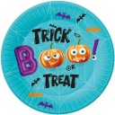 HALLOWEENSKÉ papierové TANIERE tekvice TRICK or TREAT