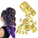 CLAMP BEADS BRIDGE DREADS GOLD 30 ks NA SYNTETICKÉ VLASY